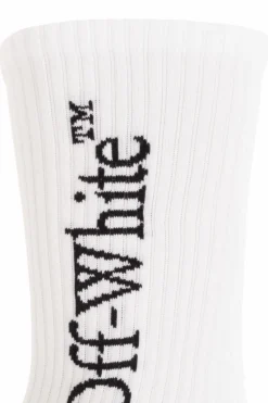 Off-White WHITE Ribbed socks