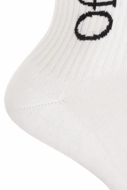 Off-White WHITE Ribbed socks