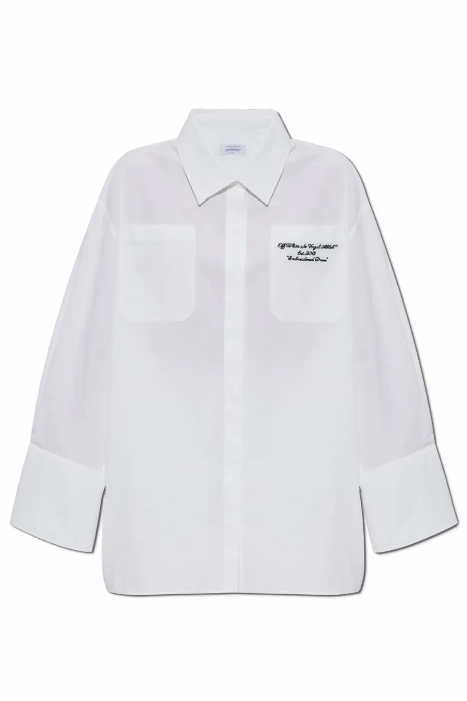 Off-White WHITE Shirt dress with pockets