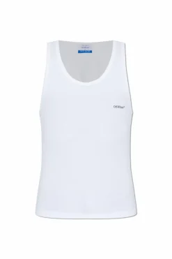 Off-White WHITE Sleeveless T-shirt