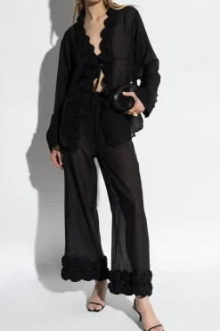 Oseree BLACK Beach shirt