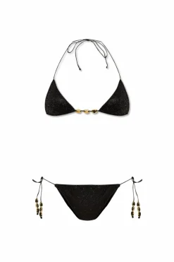 Oseree BLACK Two-piece swimsuit
