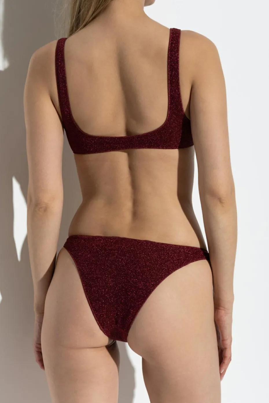 Oseree BURGUNDY Two-piece swimsuit