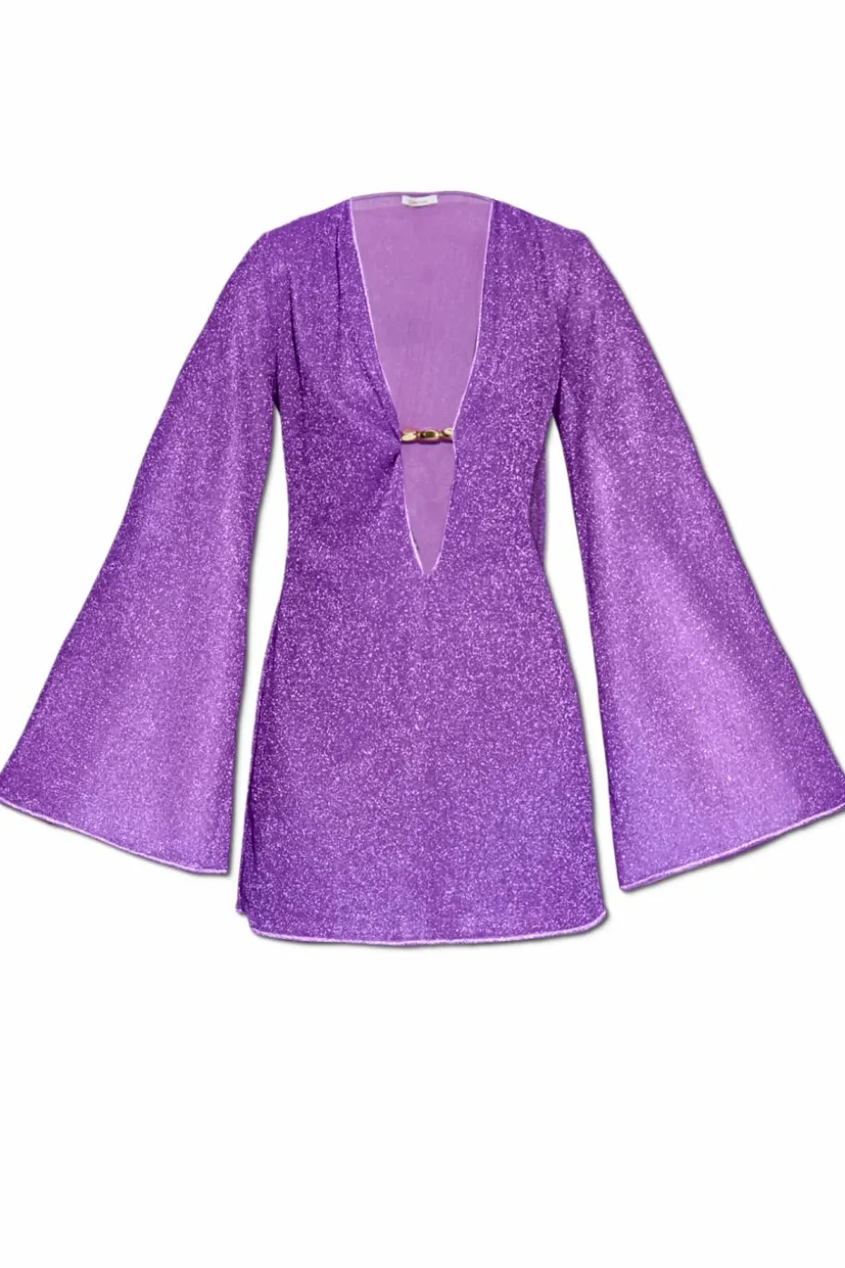 Oseree PURPLE Dress with lurex thread