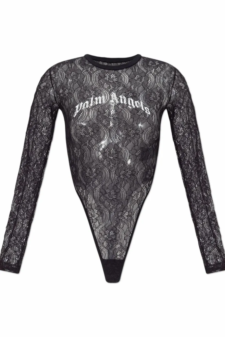 Palm Angels BLACK Lace bodysuit