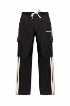Palm Angels BLACK Pants with logo