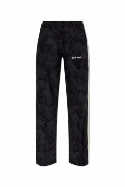 Palm Angels BLACK Sweatpants with logo