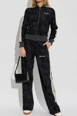 Palm Angels BLACK Sweatpants with logo