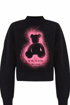 Palm Angels BLACK Sweatshirt with print