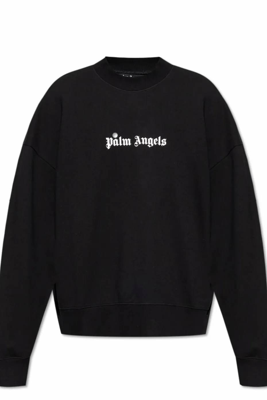 Palm Angels BLACK Sweatshirt with printed logo