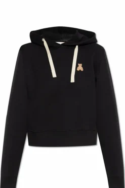 Palm Angels BLACK Sweatshirt with patch