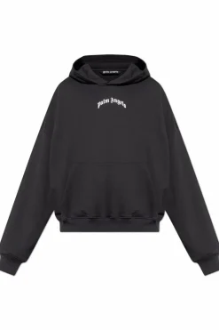 Palm Angels BLACK Sweatshirt with logo