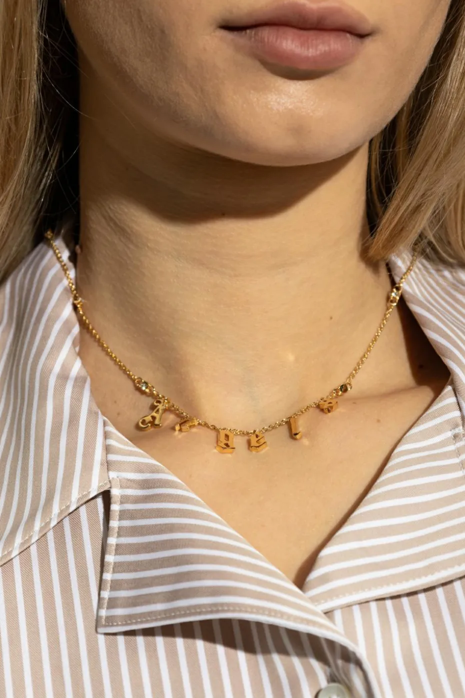 Palm Angels GOLD Brass Necklace