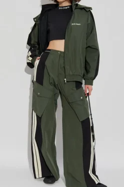 Palm Angels GREEN Jacket with logo