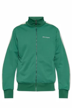 Palm Angels GREEN Sweatshirt with embroidered logo