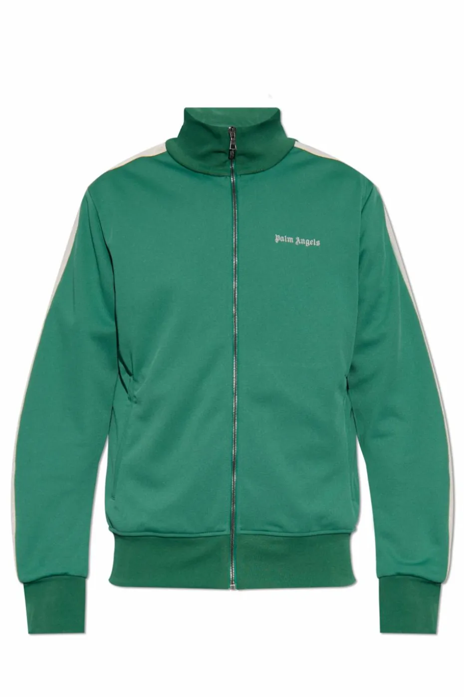 Palm Angels GREEN Sweatshirt with embroidered logo