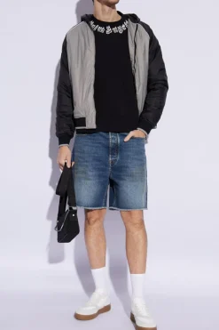 Palm Angels GREY Hooded jacket