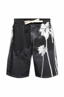 Palm Angels GREY Printed shorts