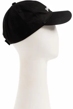 Palm Angels Kids BLACK Baseball cap with logo