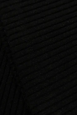 Palm Angels Kids BLACK Glitter Pants