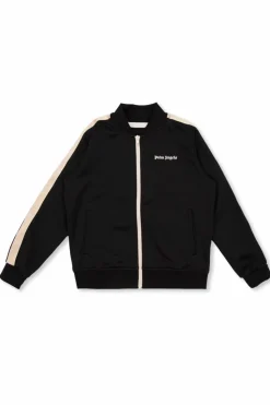 Palm Angels Kids BLACK Logo-printed sweatshirt
