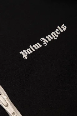Palm Angels Kids BLACK Logo-printed sweatshirt