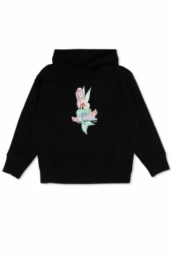 Palm Angels Kids BLACK Printed sweatshirt