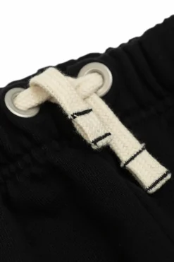 Palm Angels Kids BLACK Sweatpants with printed logo