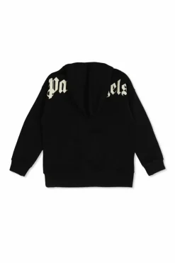 Palm Angels Kids BLACK Sweatshirt with logo