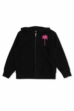 Palm Angels Kids BLACK Sweatshirt with logo