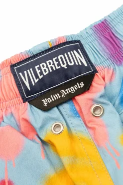 Palm Angels Kids BLUE Palm Angels X VILEBREQUIN