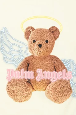 Palm Angels Kids cream Printed Sweatshirt