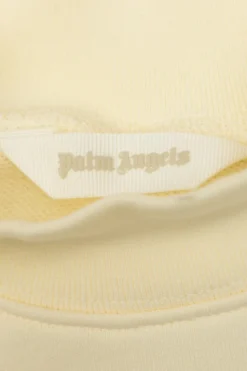 Palm Angels Kids cream Printed Sweatshirt
