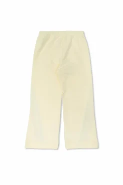 Palm Angels Kids cream Sweatpants with logo
