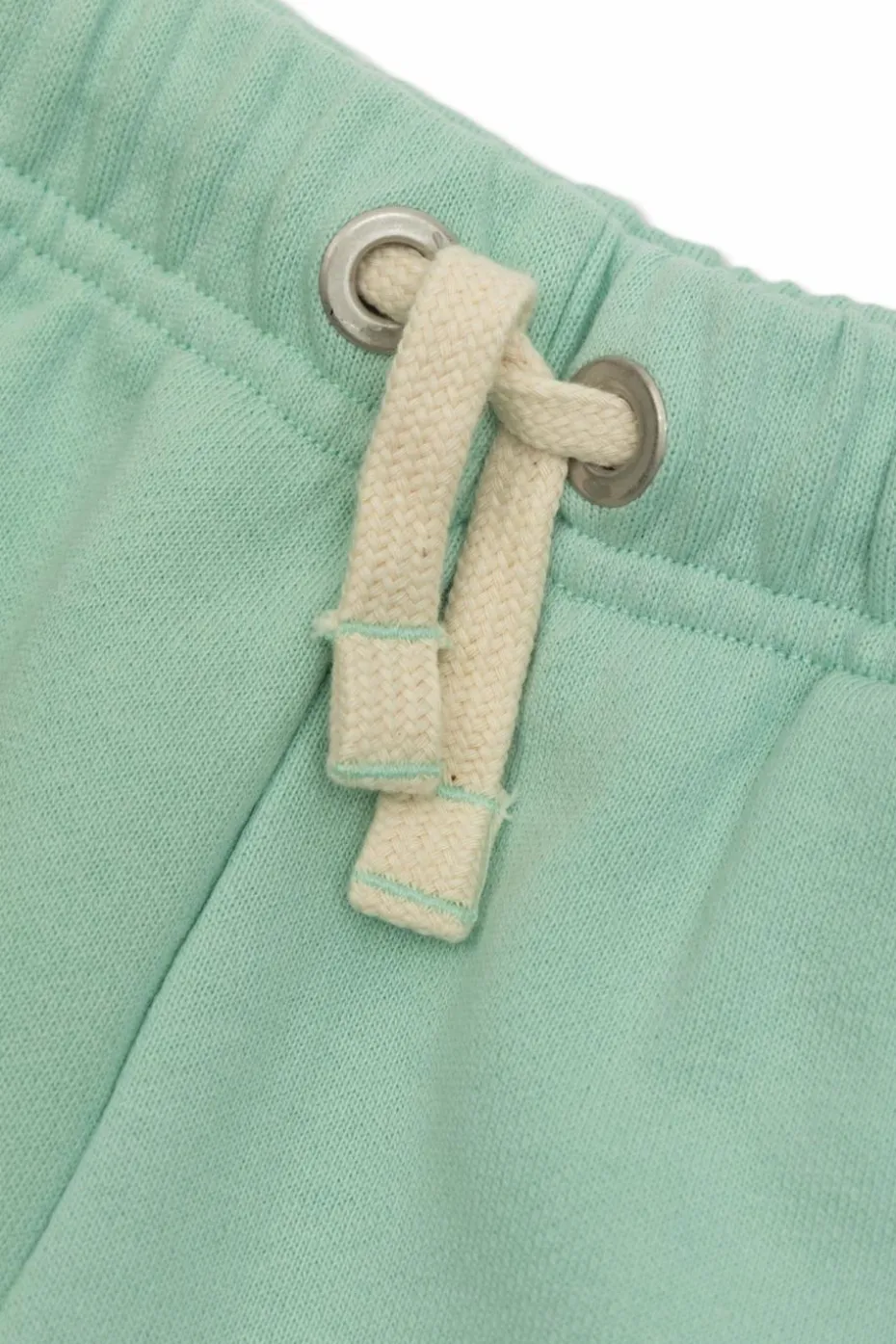 Palm Angels Kids GREEN Cotton shorts with logo