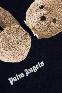 Palm Angels Kids NAVY BLUE Printed sweatshirt
