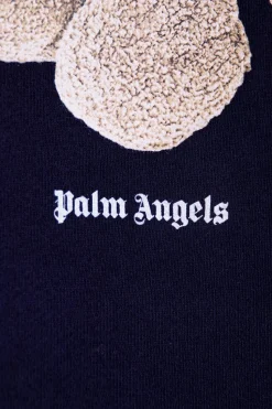 Palm Angels Kids NAVY BLUE Printed sweatshirt