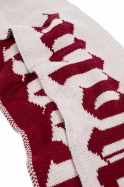 Palm Angels Kids PINK Scarf with logo