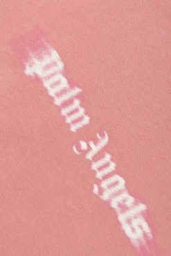 Palm Angels Kids PINK Sweatshirt with printed logo