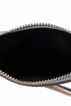 Palm Angels SILVER Card holder on a strap