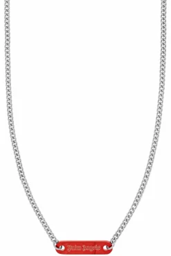 Palm Angels SILVER Necklace with logo