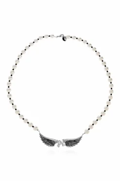 Palm Angels WHITE Necklace with pendant