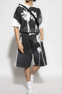 Palm Angels WHITE T-shirt with print