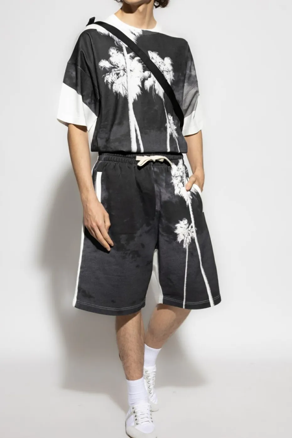 Palm Angels WHITE T-shirt with print
