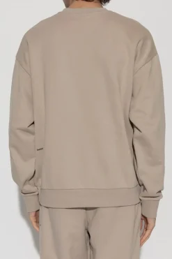 Pangaia beige Sweatshirt with logo