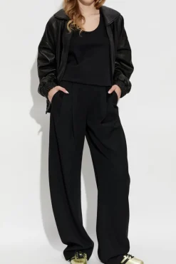 Pangaia BLACK Sleeveless top