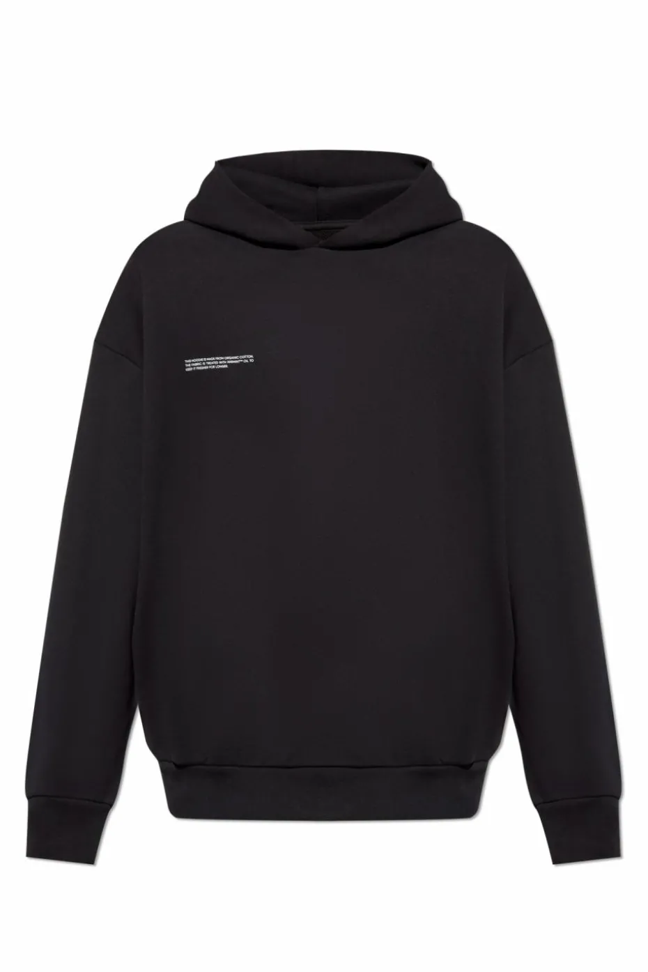 Pangaia BLACK Sweatshirt with logo