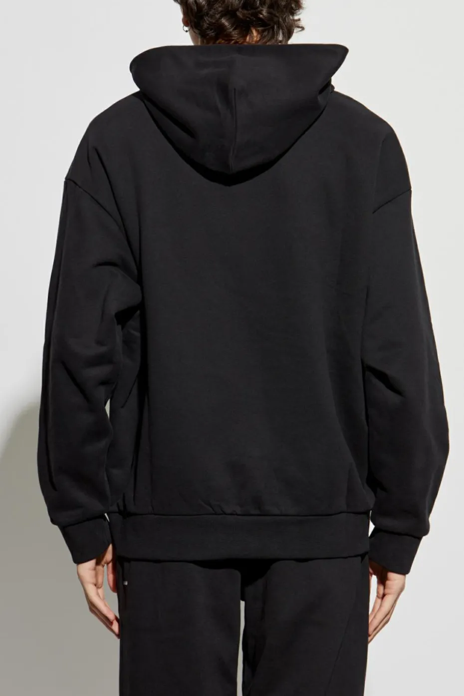 Pangaia BLACK Sweatshirt with logo