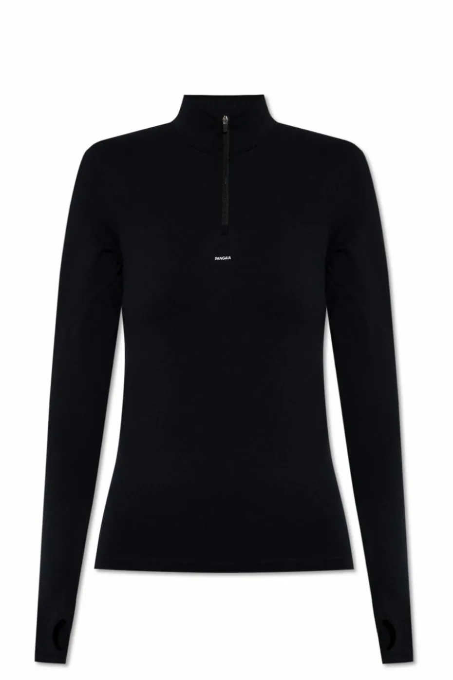 Pangaia BLACK Sweatshirt with logo