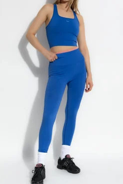 Pangaia BLUE Leggings with logo